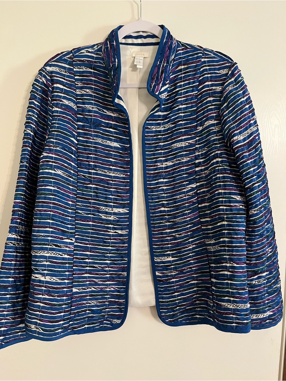 Chicos 2 Open Front Dressy Jacket